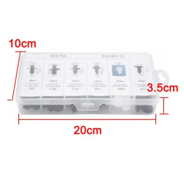 Kit de Clips & Rivets Carrosserie – 100 pièces pour Saab – Image 6