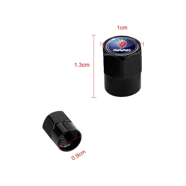 4Pcs Capuchons de Valve de Pneus en Métal – Image 6
