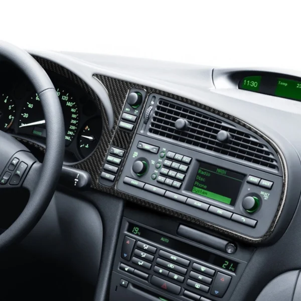 Finition Carbone – Habillage Entourage du Compteur de Vitesse pour Saab 9-3 (2003–2011)