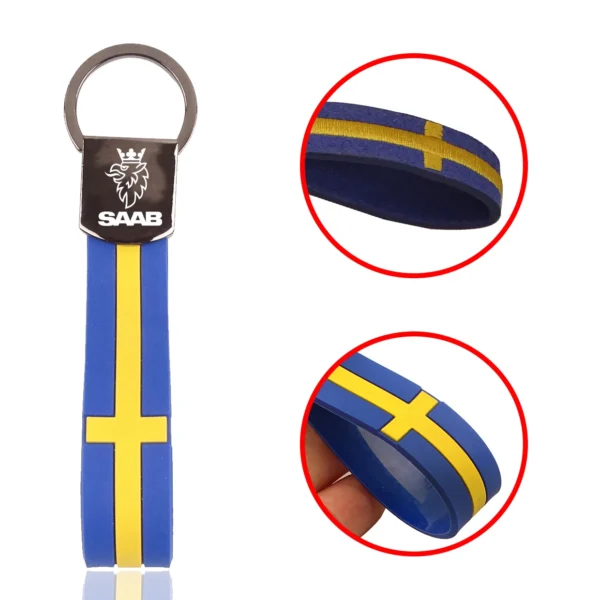 Porte-clés avec Drapeau Suédois – Design Premium pour Conducteurs Exigeants – Image 15