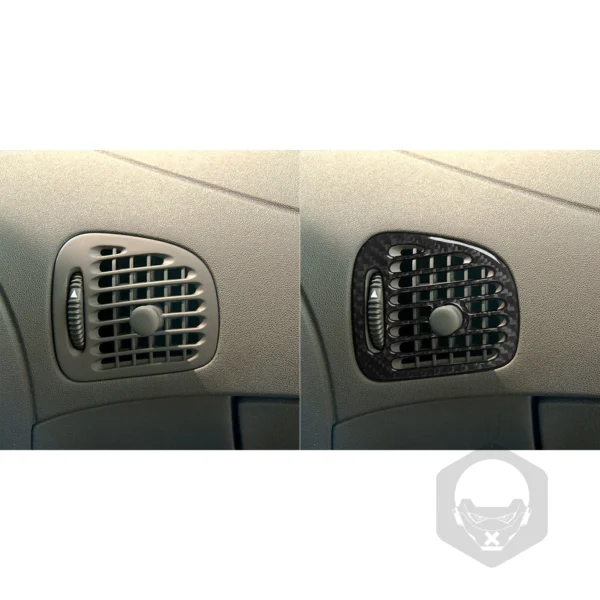 Finition Carbone – Habillage Grille d’Aération Centrale pour Saab 9-5 (2003–2005) – Image 5