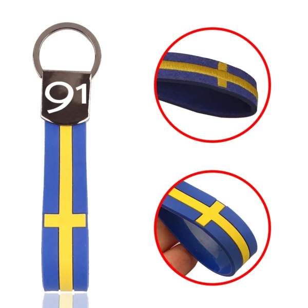 Porte-clés avec Drapeau Suédois – Design Premium pour Conducteurs Exigeants – Image 24