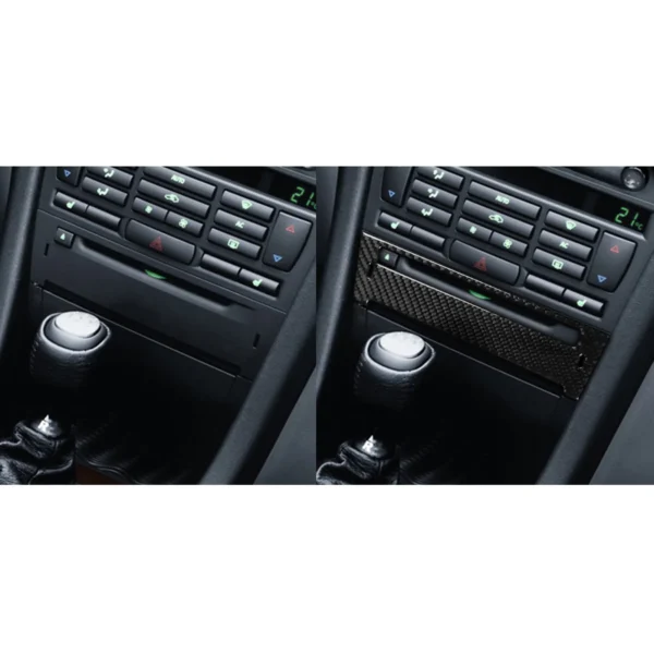 Finition Carbone – Habillage Commande Radio/CD pour Saab 9-3 (2003–2011) – Image 5