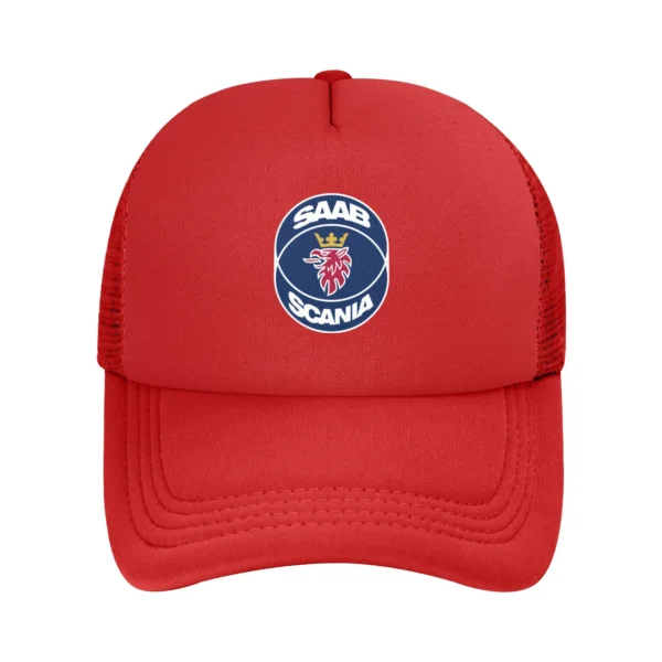 Casquette Trucker "Sweden Scanias" – Style Mesh Vintage, Ajustable, Légère – Image 9