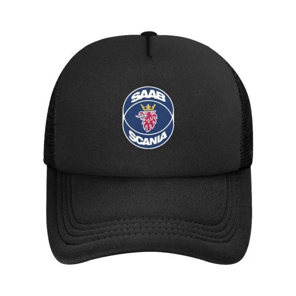 Casquette Trucker "Sweden Scanias" – Style Mesh Vintage, Ajustable, Légère