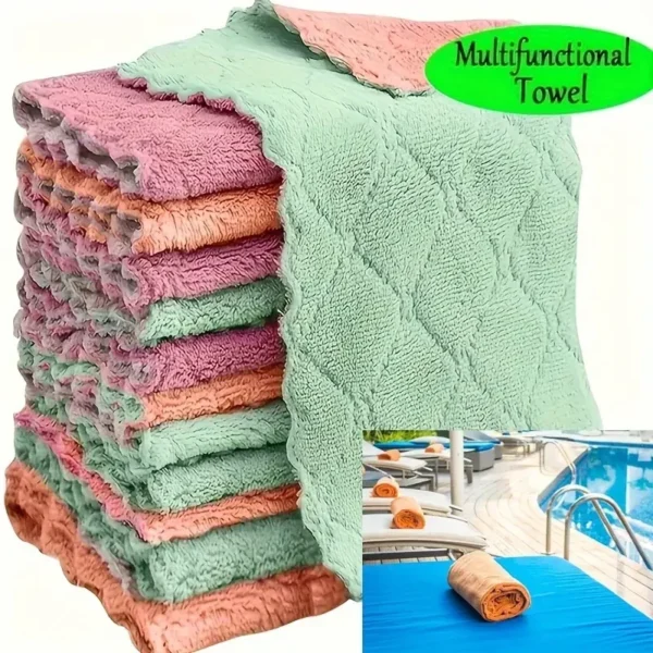 Set de Chiffons Microfibre – Lot de 5, 10 ou 20 Pièces – Image 7