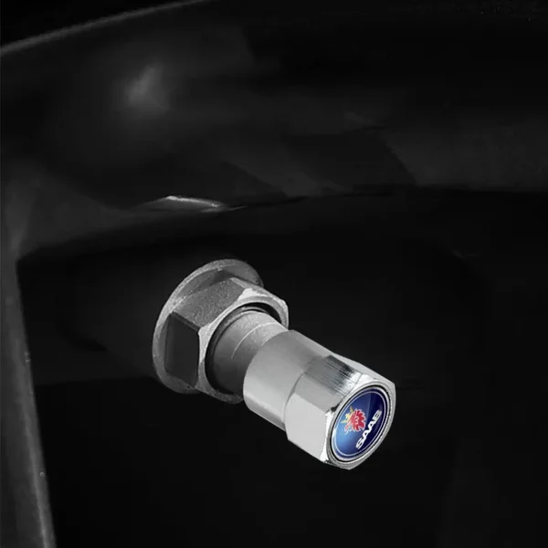 4Pcs Capuchons de Valve de Pneus en Métal – Image 3