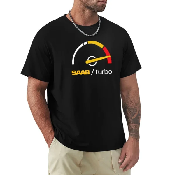 T-shirt "Boost Gauge" – Design Imprimé, Coton Respirant, Style Casual