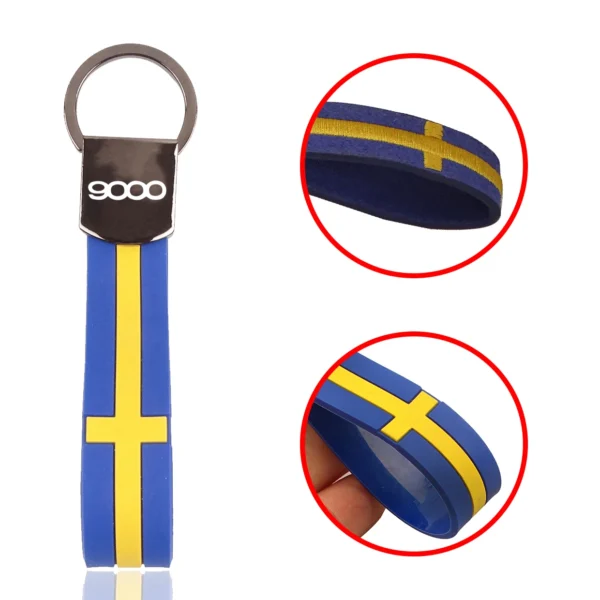 Porte-clés avec Drapeau Suédois – Design Premium pour Conducteurs Exigeants – Image 11