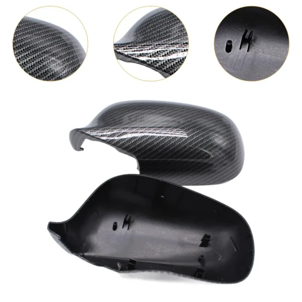 Coques de rétroviseur latéral – Gauche & Droite / Finition Carbone – Image 3