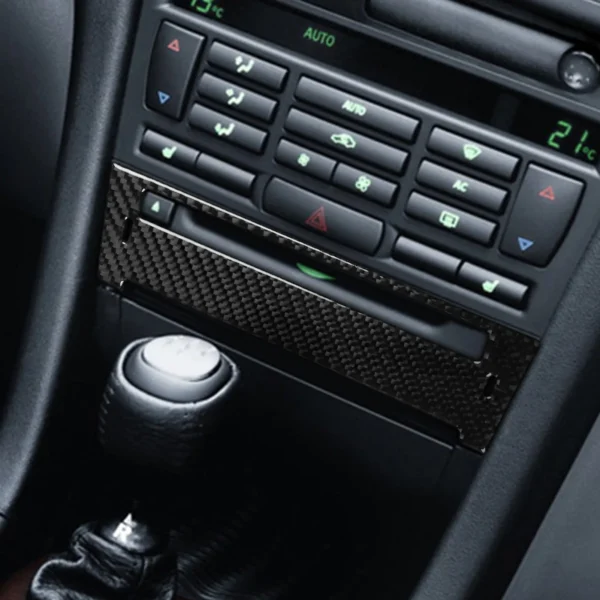 Finition Carbone – Habillage Commande Radio/CD pour Saab 9-3 (2003–2011) – Image 4