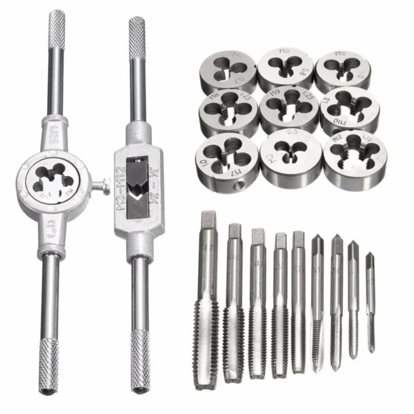 Coffret Tarauds et Filières M3-M12 – 8 / 12 / 20 pièces – Image 4
