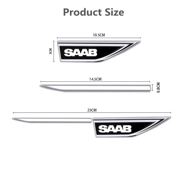 Autocollant de Carrosserie "Side Blade" en Acier Inoxydable – Image 5