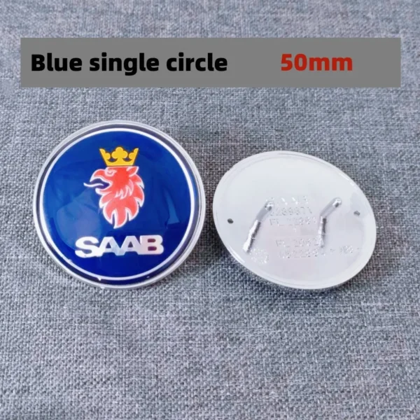 Badge Emblème Bleu 50mm pour SAAB 900 / 9000 / 9-3 – Image 2
