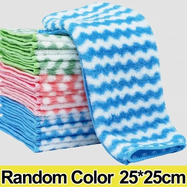 Set de Chiffons Microfibre – Lot de 5, 10 ou 20 Pièces – Image 6