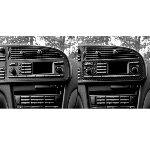 Finition Carbone – Habillage Radio/CD & Navigation ICM2 pour Saab 9-3 (2003–2011) – Image 3
