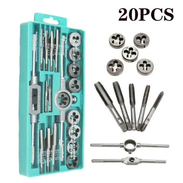 Coffret Tarauds et Filières M3-M12 – 8 / 12 / 20 pièces – Image 6