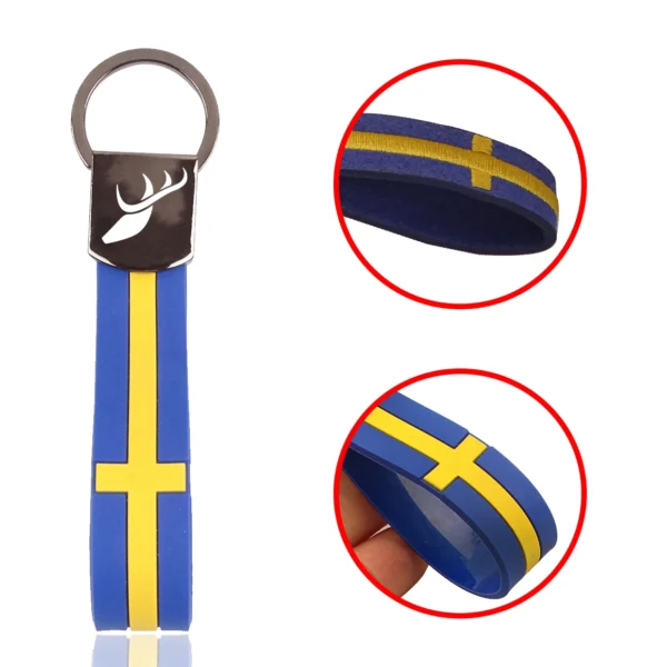 Porte-clés avec Drapeau Suédois – Design Premium pour Conducteurs Exigeants – Image 19